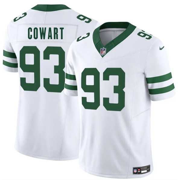 Men & Women & Youth New York Jets #93 Byron Cowart White 2025 F.U.S.E. Vapor Untouchable Limited Stitched Jersey->new york jets->NFL Jersey